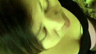 damn this single mom came over again to slurp my cock right 😍 homemade latina milf creampie