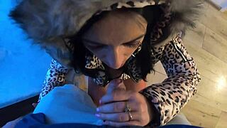 milfycalla burned glossy puffer jacket after facefuck cum covered deepthroat preview