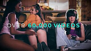 asian babes skip packing for toy-deep pussy worship bliss