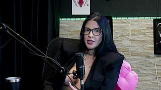 provocative leticia braga spills swinger secrets in sheer red casting chat part 1