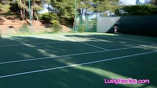 Besties devour wet pussies in wild post-graduation 4some lickfest