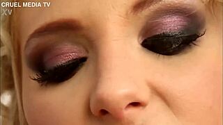 Beautiful Blonde Czech Babe Gina Teases Pussy With Fruits