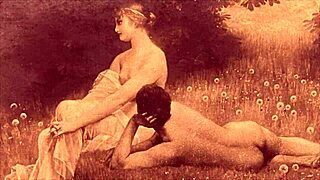 Vintage erotic art captures timeless sensual beauty