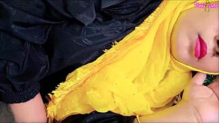 Indian burka stepmom gets doggystyle creampie from stepson