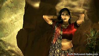 watch this indian babe tease with erotic nude dances stripping slow 🔥💃