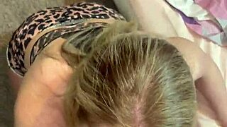 Step son sneaks into my room for mommy's deepthroat blowjob!