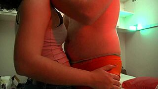 athletic brazilian teen grinds juicy ass in jeans until creamy doggystyle explosion