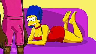 fitness trainer pounds married housewife's big tits in steamy hentai parody