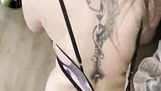 Step son slides big dick in after hubby leaves, fucks me hard in kitchen 😈🍆