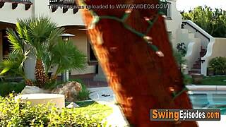 hey you ever join a steamy hot tub orgy with horny swinger amateurs kissing and grinding softcore?