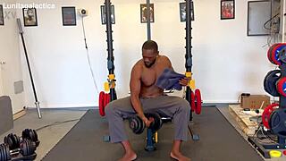 argentinian whore lunita galactica takes hard gym fuck with big cock pounding her juicy pussy