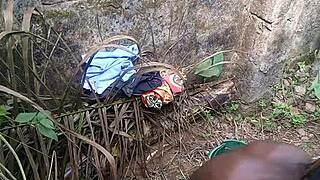 Young slut takes huge black monster cock cumming in Christmas toy sex orgy