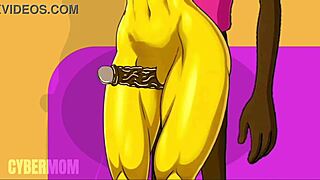 fitness trainer pounds married housewife's big tits in steamy hentai parody