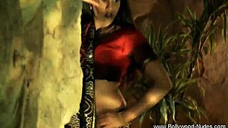 watch this indian babe tease with erotic nude dances stripping slow 🔥💃