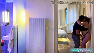 Lady Lyne welcomes you while husband leaves