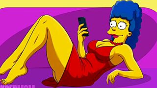 fitness trainer pounds married housewife's big tits in steamy hentai parody