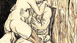 stunning vintage erotic art bursts with antique retro charm and timeless allure!