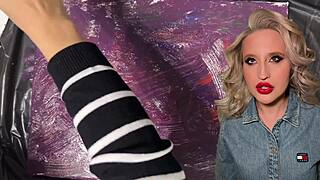 wanna worship this findom goaldigger barbie's greedy hands art?