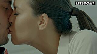 Cindy Shine Enjoys Passionate Spooning Sex with Partner