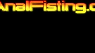 frisky lesbian kittens spread and fist each other's tight anals wide open