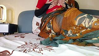 indian wife overflows with passion surprising stepbrother cock ring hard orgasm