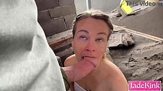 sneaky daddy fucks big ass girlfriend pov on construction site 😈🔨💦