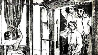 Vintage Erotic Art Captures Timeless Sensual Allure in Retro Style