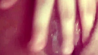 part 19 shows my phimosis small dick jerks and young girlfriend masturbating her pussy and tits