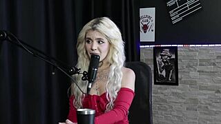 😈 kyra sex compilations no foreplay podcast with bia hot part 1 sheer red lingerie! 🔥