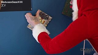 scarlett craves that early christmas cock pounding missionary style!