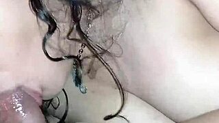 Latina drains every drop of cum from stepbro's throbbing monster cock