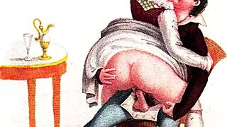 Vintage Erotic Art Captures Timeless Sensual Allure in Retro Style