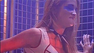 ava vincent glares jealous next to cage as jessica drake rides monster cock wildly