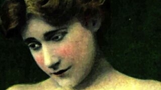 vintage erotic art features antique nudes in retro style