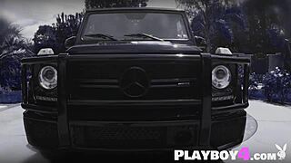 huge tits milf latinas wash car stripping lingerie with hot friends