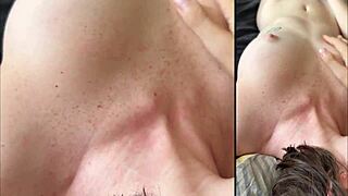 we jump right into rough pounding this cute babe till creampie blast