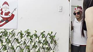 slave to pleasure xmas at massage with mexican model hedonism sex 😈🔥💦