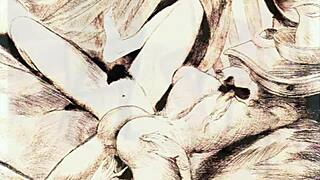 Oh man these vintage art pieces blow my mind so much