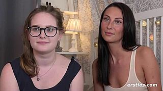 sexy model uses toys on her hot shaved german friend's clit till she squirts everywhere