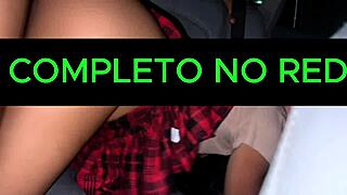 cuckold drives favela stud to devour his young latina wife's juicy bbc ass in the car