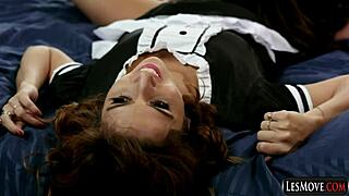 Lick my hairy pussy au pair April tells Bianca and Dana