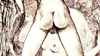 Oh man these vintage art pieces blow my mind so much