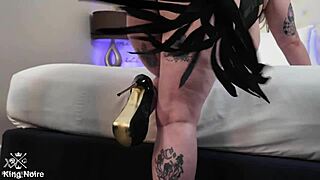 cuck films his big tits bbw wife riding bbc bull's monster cock to orgasm while he licks