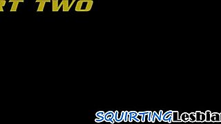 imagine her face drenched as milf squirts wildly on that eager babe's lips