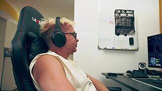 Step Son Slams Stuck Step Mom in Washer to Explosive Creampie Climax