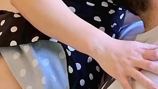 Sucking my hot neighbor's perfect tits!