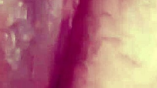 watch my small foreskin dick explode while she fingers her juicy teen pussy! part 2