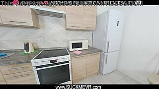 melisa creative begs for monster bbc stretching her shaved pussy in hardcore interracial pound