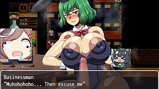 Creepy guy measures my friend's body for custom clothes in anime cosplay scene