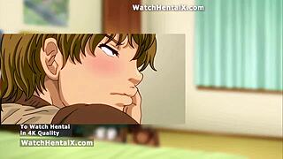 Hot anime hentai girl bent over doggystyle! Lick her creampie cum?